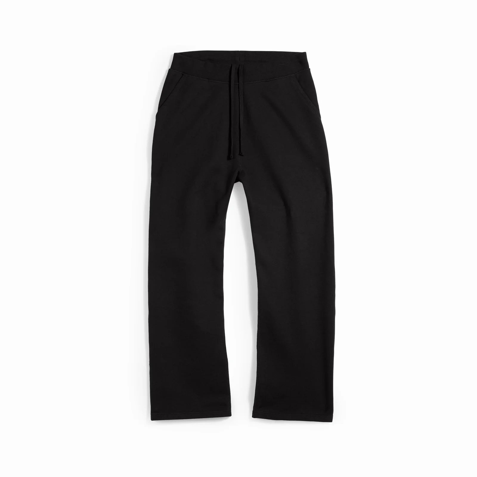 black jogger pants size 34 on model, eco-friendly custom merchandise clothing for lifestyle brands