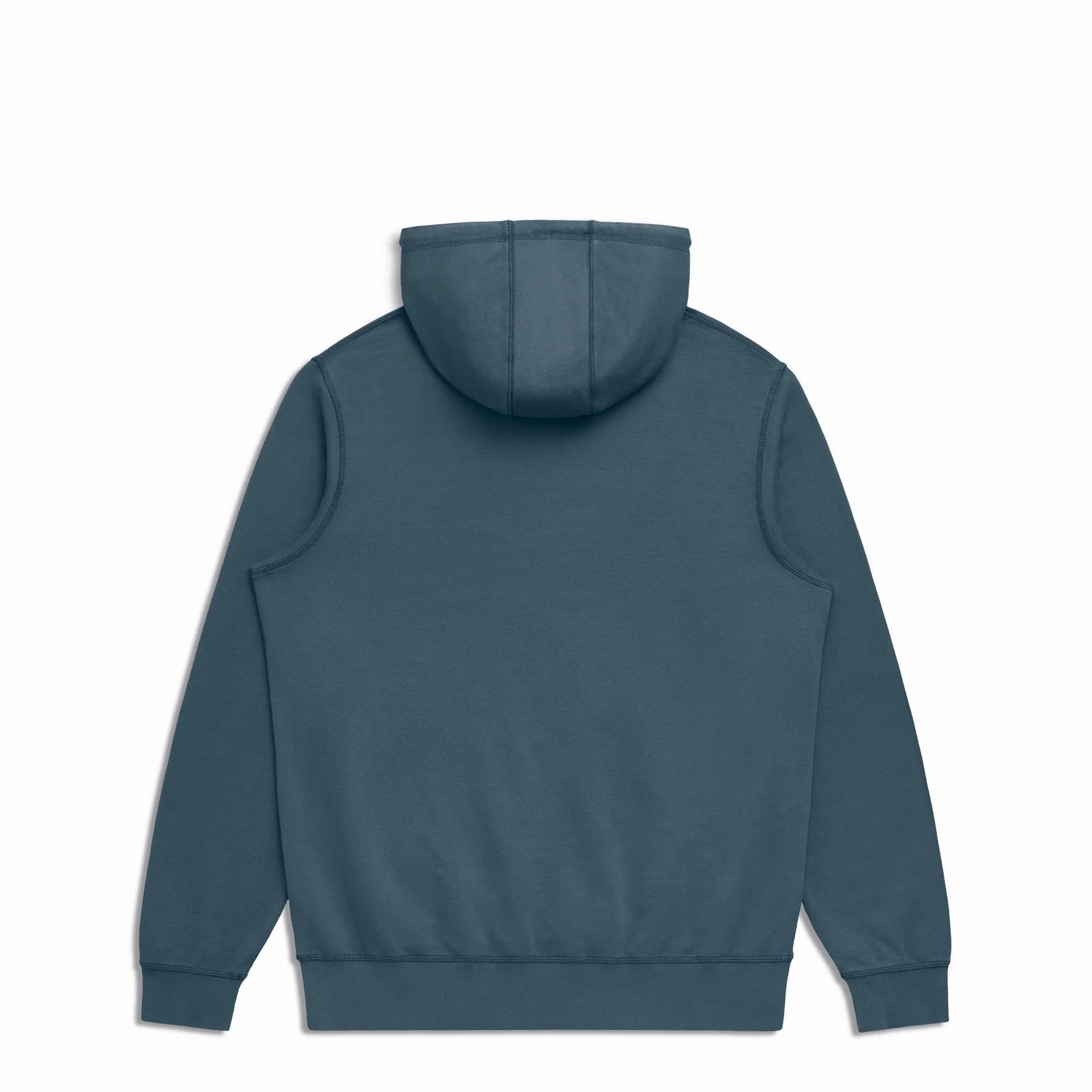 The Classic Hoodie deep teal drawstring detail close-up