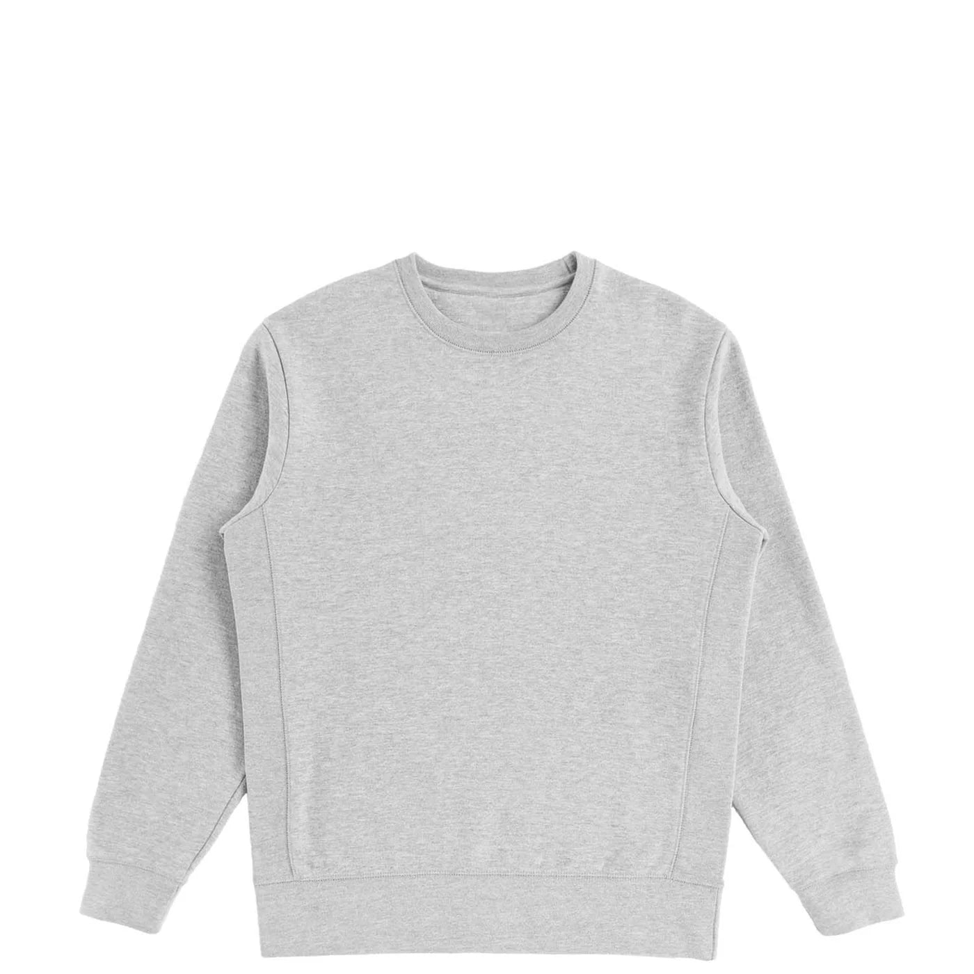 EMERCYN Essential Crewneck – slate grey unisex premium cotton sweatshirt with custom branding