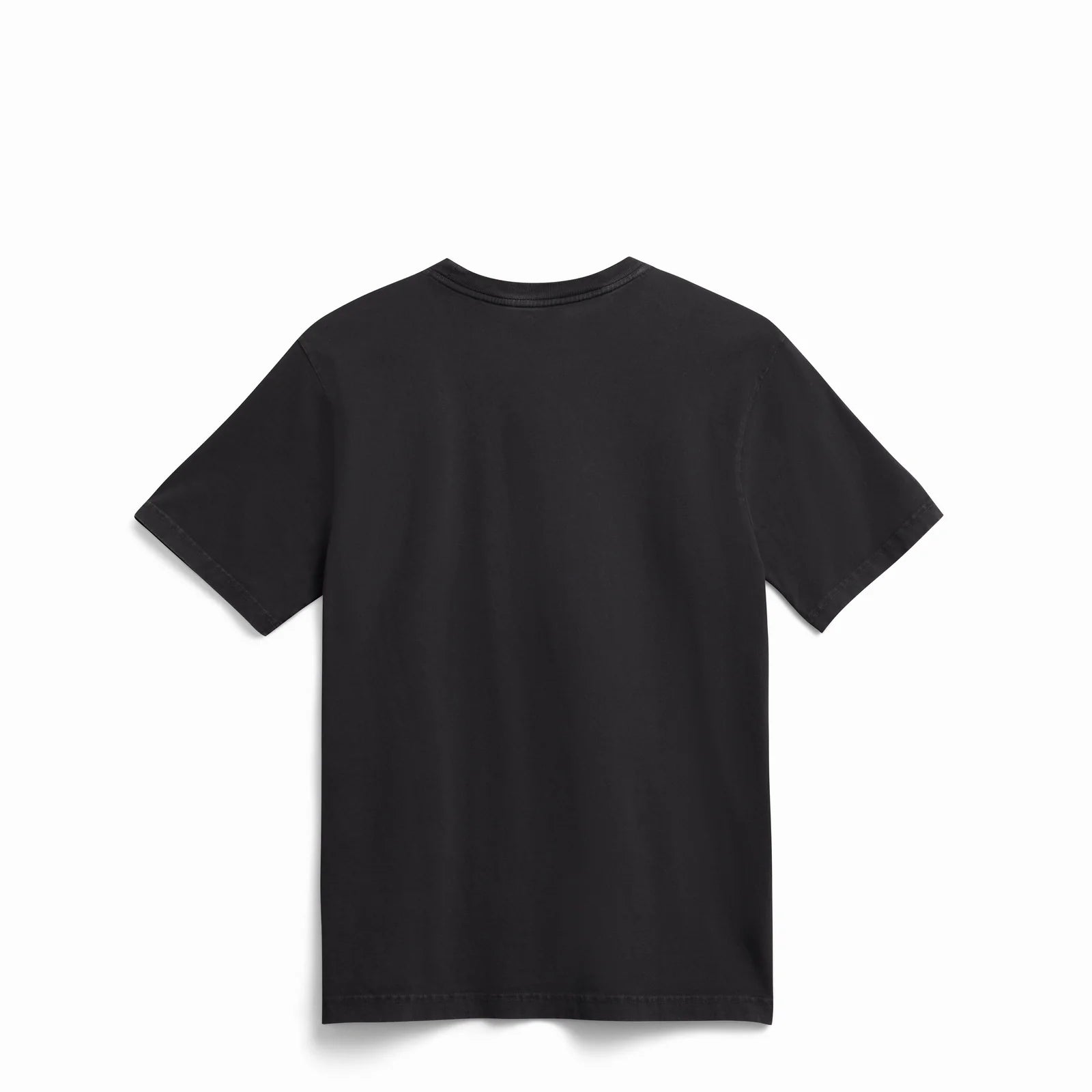 The Easy Fit Tee black t-shirt back flat lay