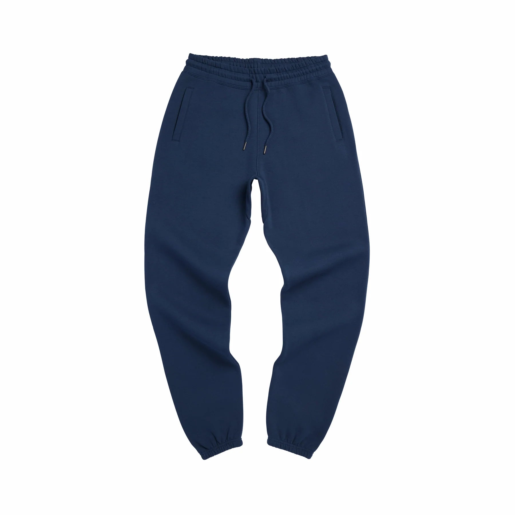 The Essential Jogger navy unisex sweatpants front view