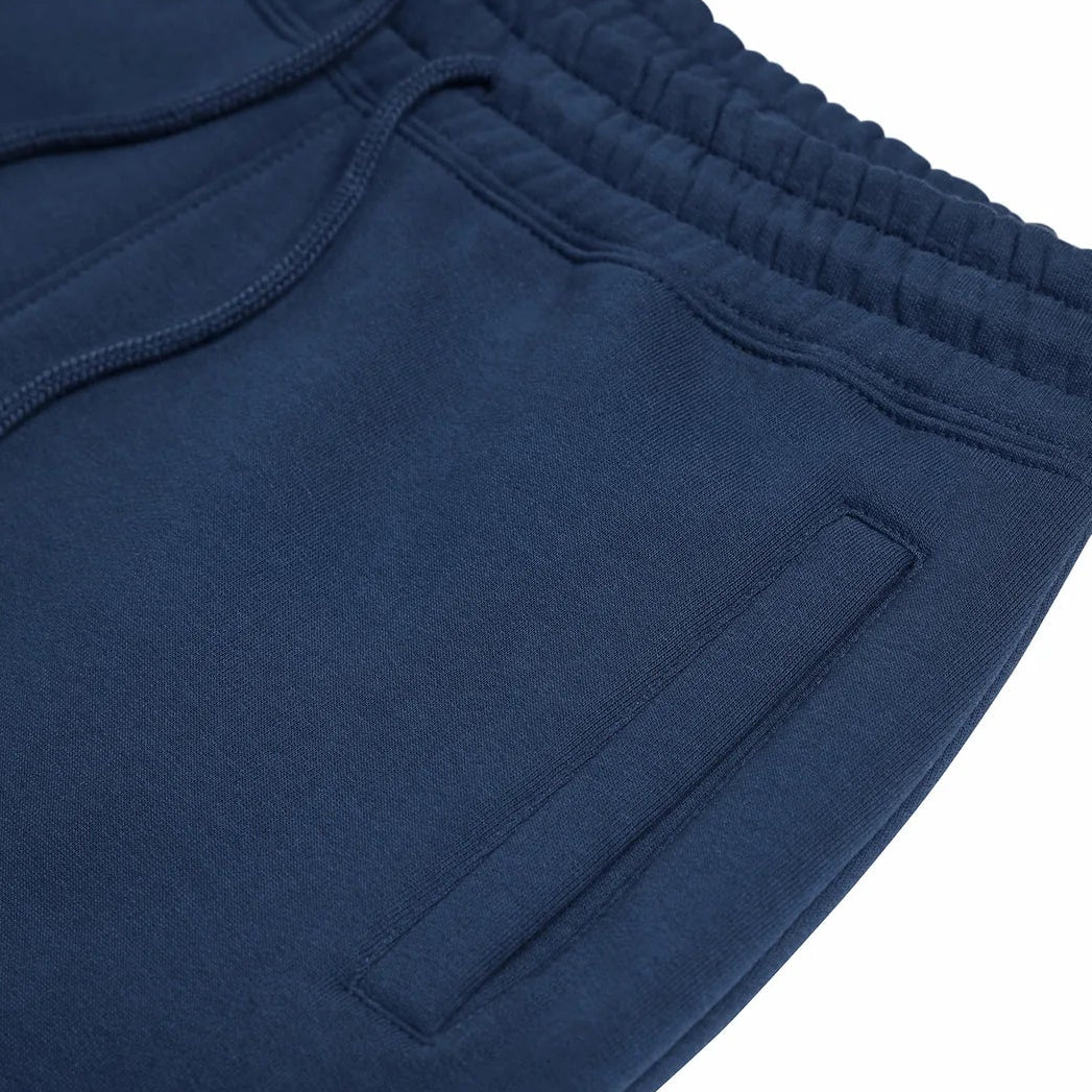 The Essential Jogger navy pocket detail close-up