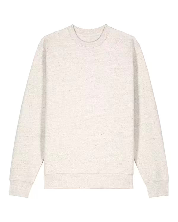 warm ivory unisex crewneck sweatshirt studio front view