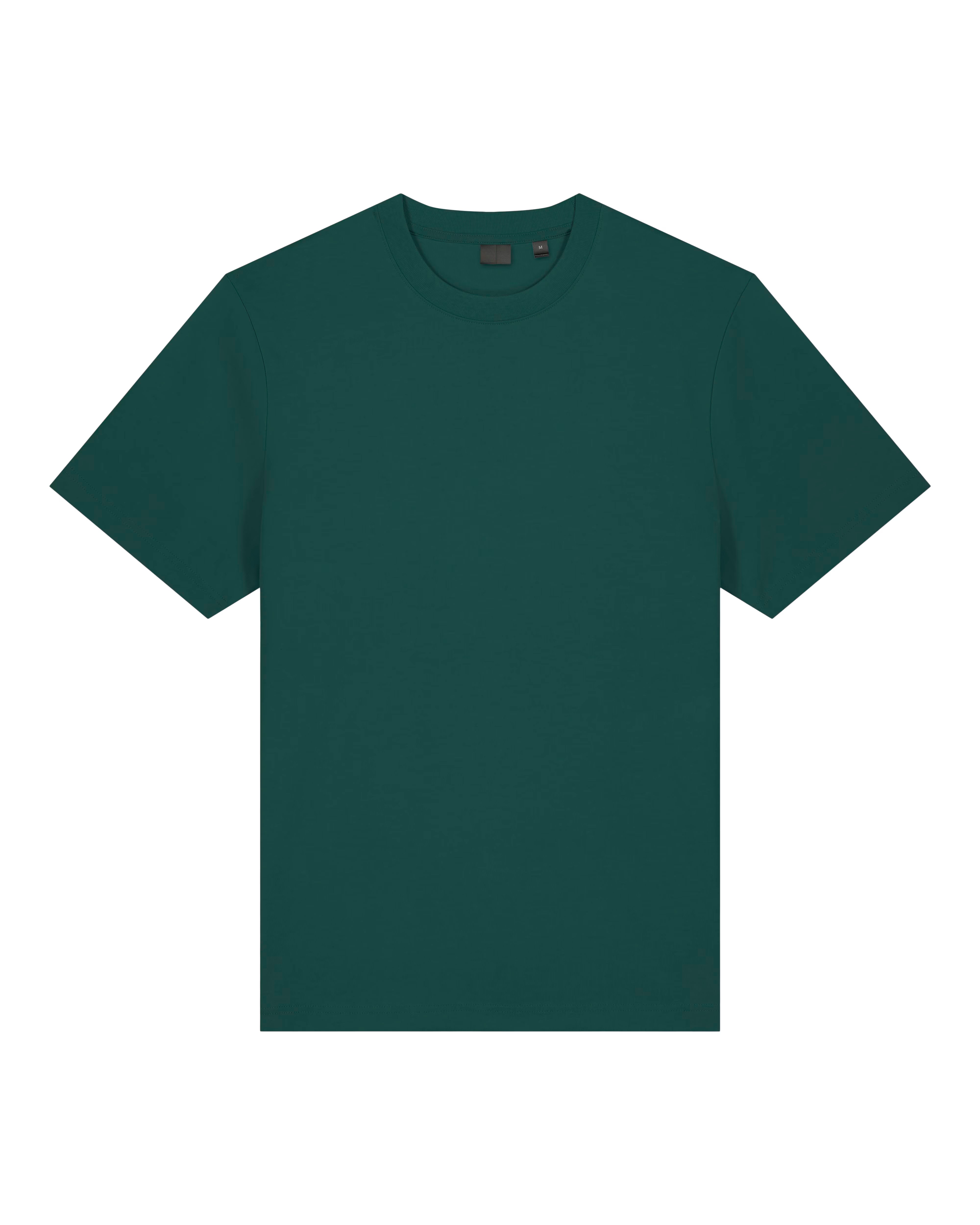 Green t-shirt on a white background