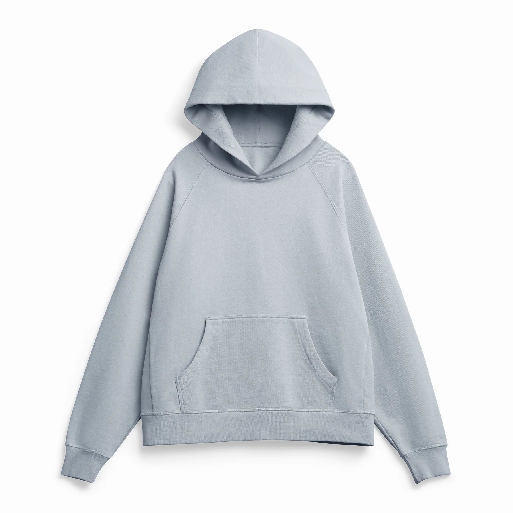 Relaxed Hoodie light grey unisex oversized organic cotton