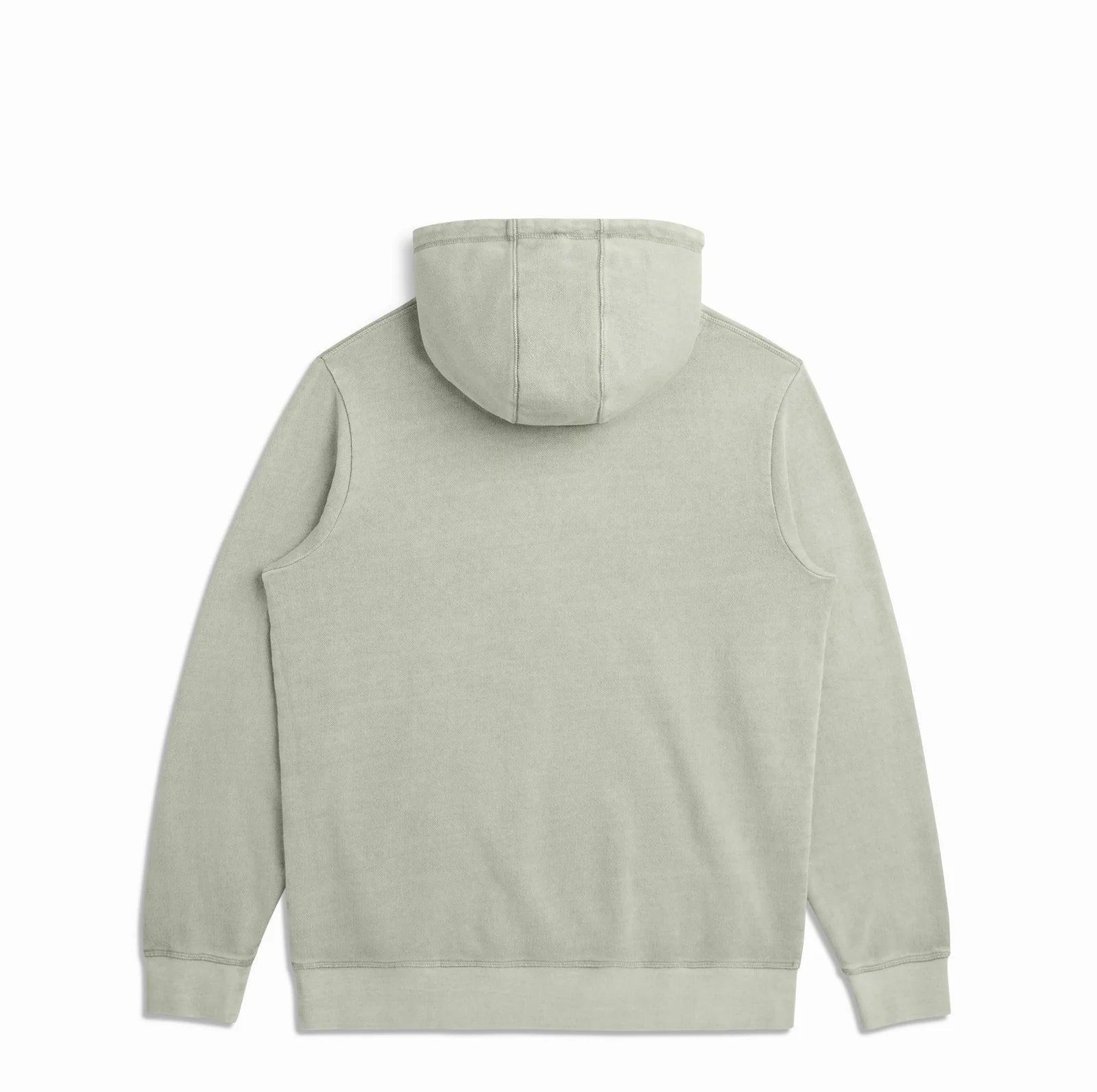The Classic Hoodie sage sweatshirt back view