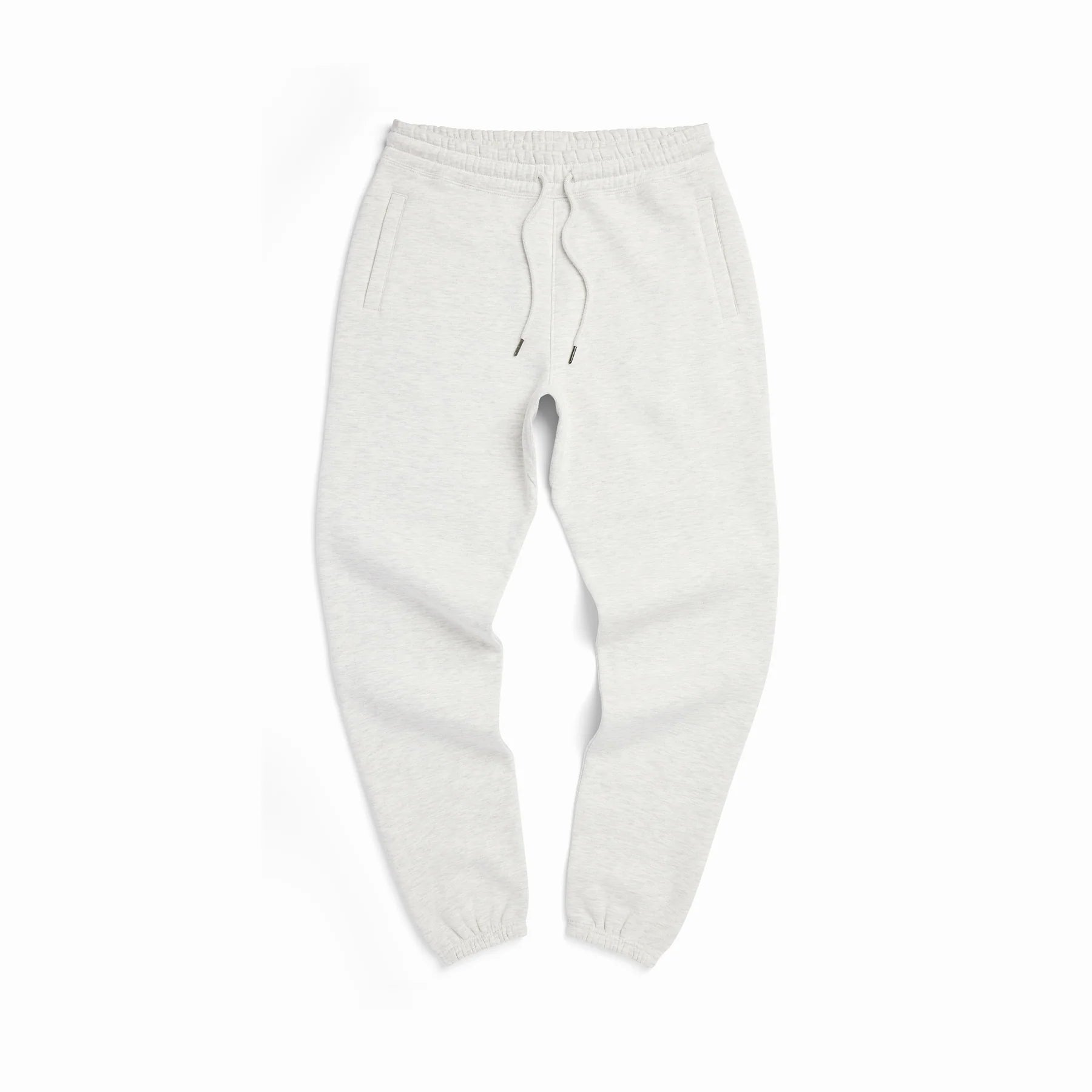 The Essential Jogger light grey sweatpants front view