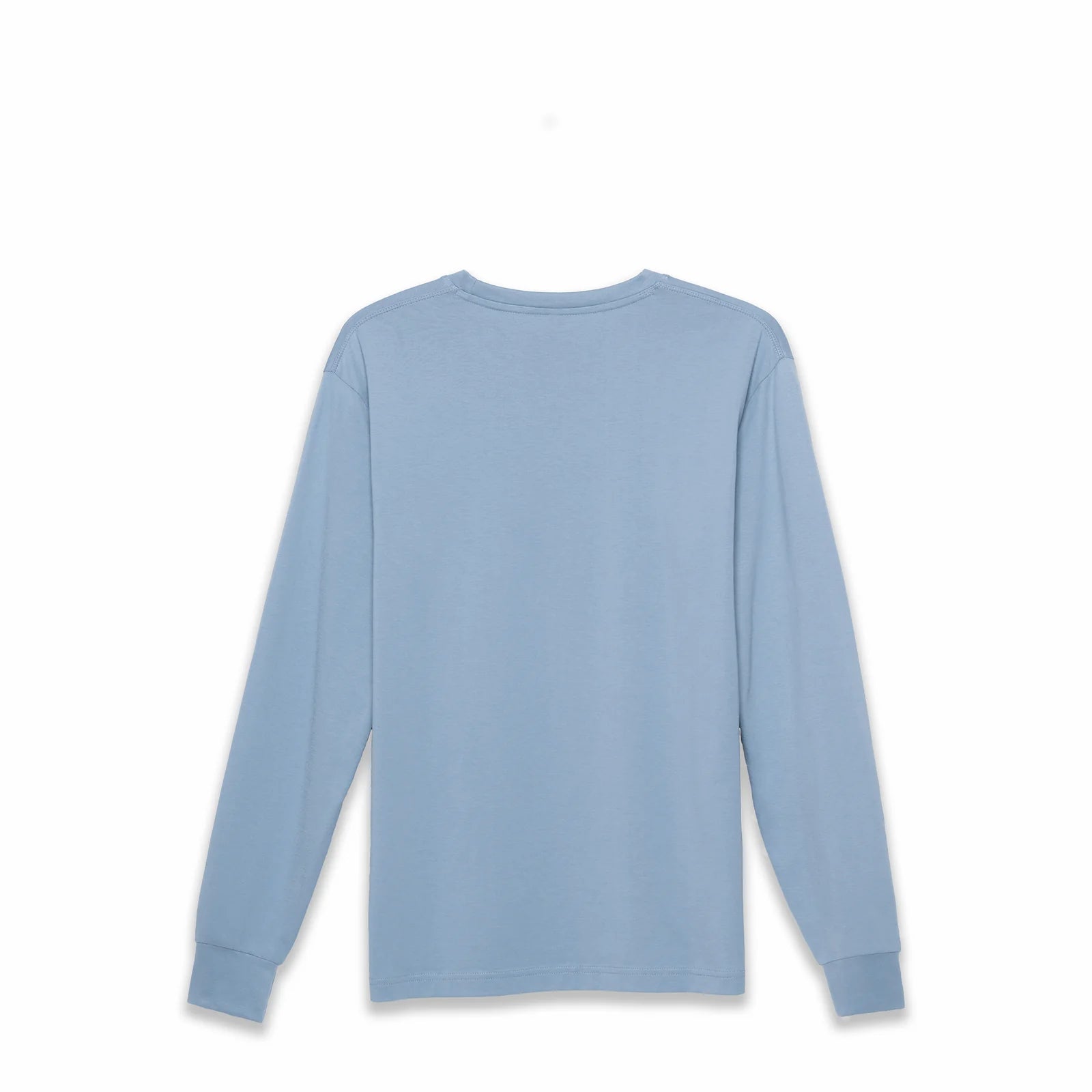 SoftLayer Longsleeve in light blue – back view on white background