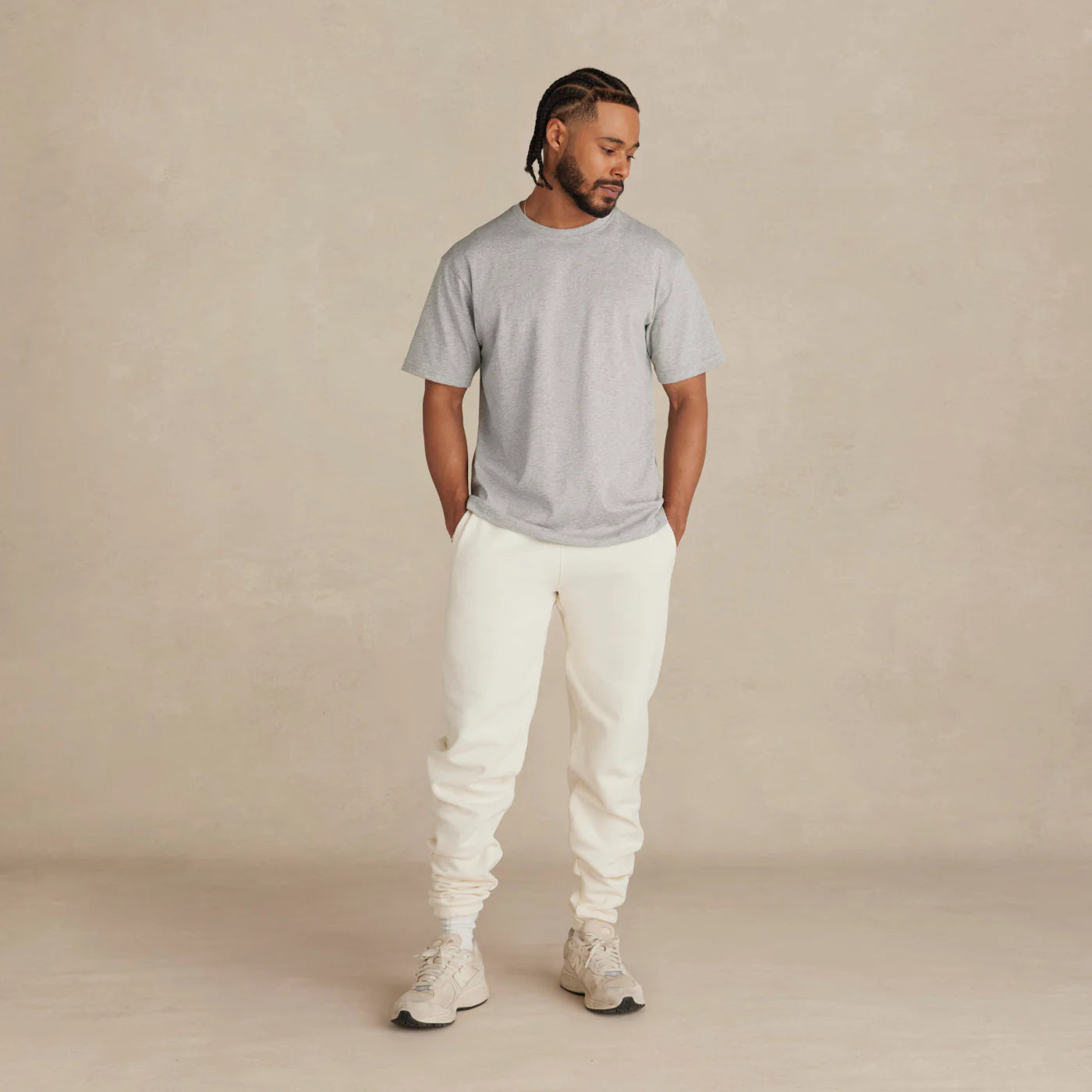 SoftLayer Tee light grey worn on male model