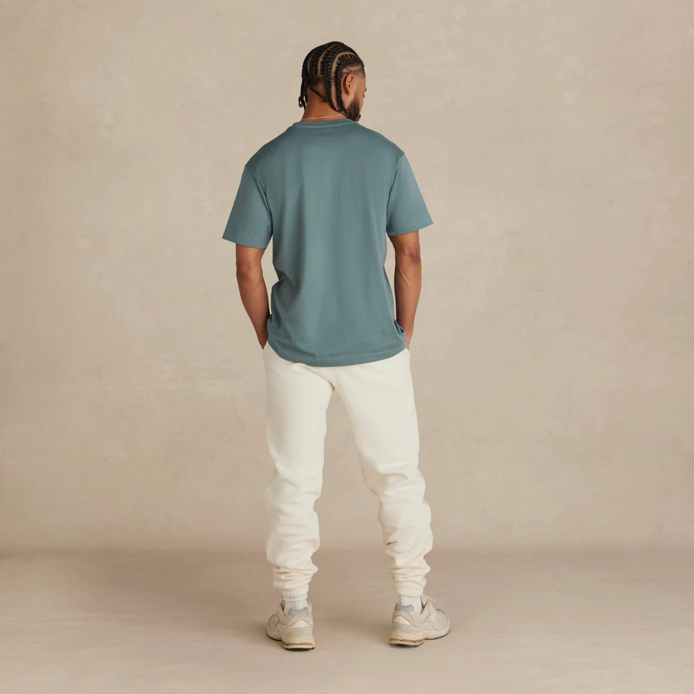 SoftLayer Tee light blue worn on male model