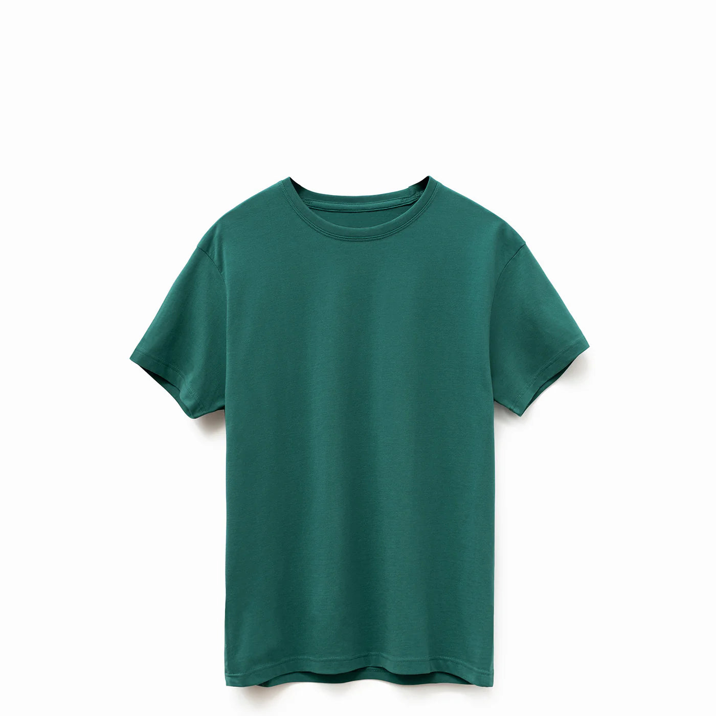 SoftLayer Tee pine green worn on male model