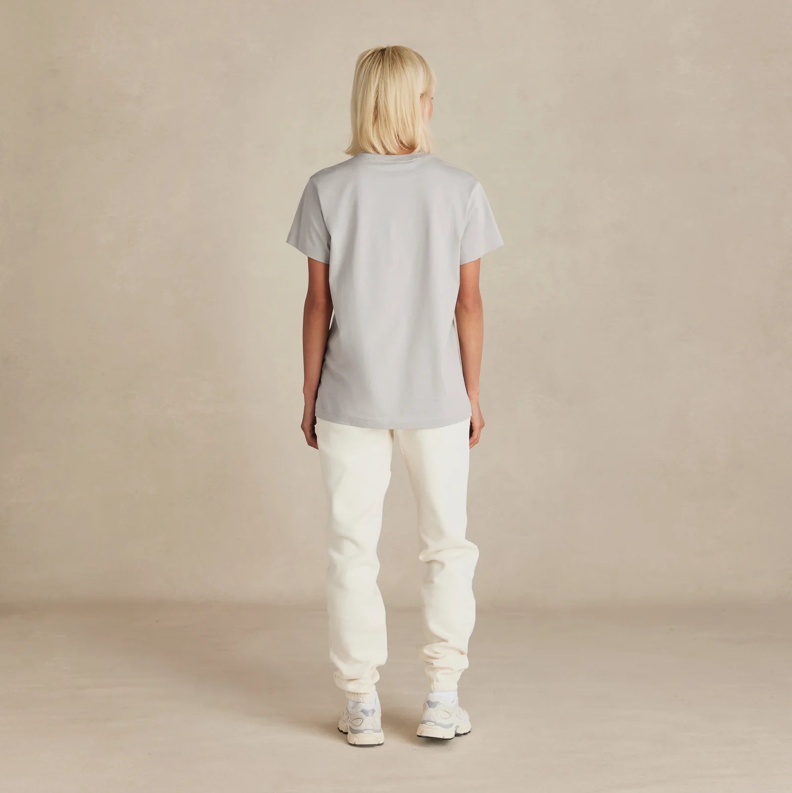 SoftLayer Tee light grey worn on female model