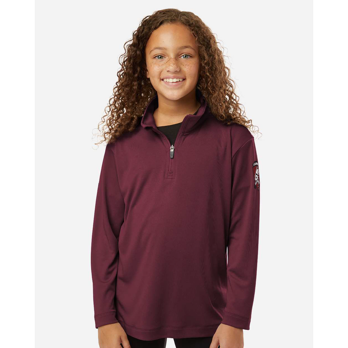 Dana Smith Show Team Youth Pro-Lock Performance Quarter-Zip Pullover