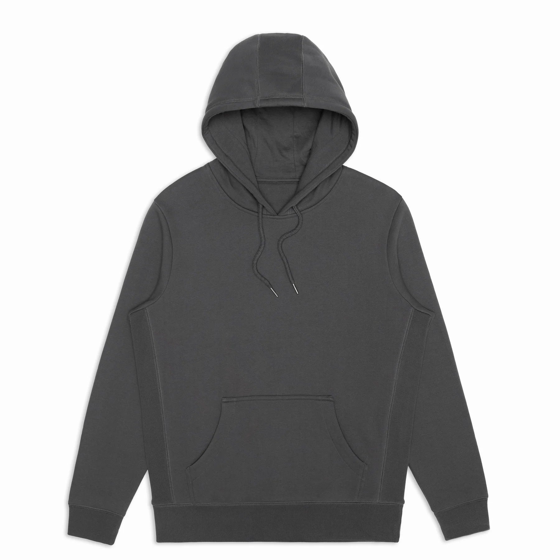 EMERCYN Essential Hoodie – dark grey unisex premium cotton hoodie