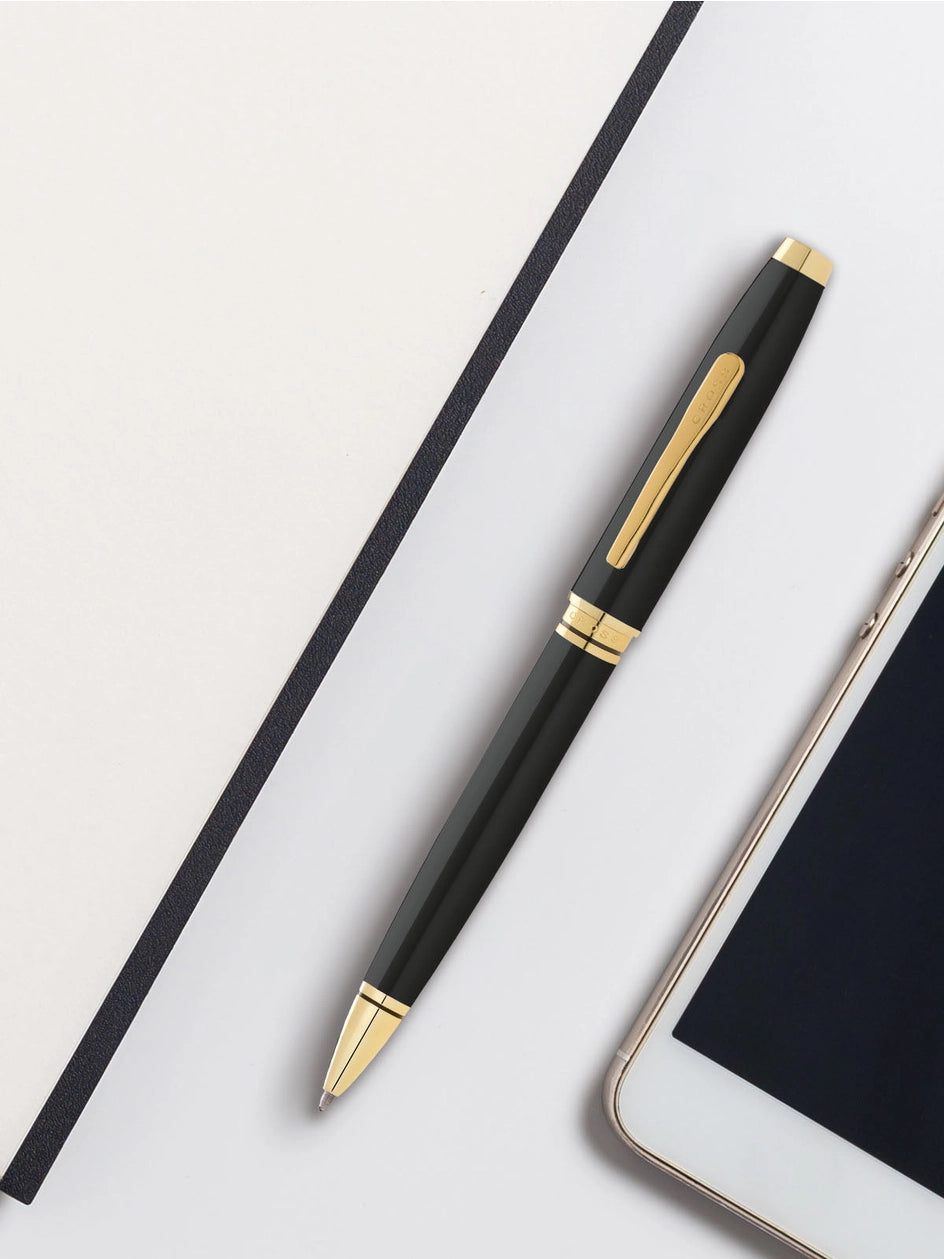 Black and gold ballpoint pen 