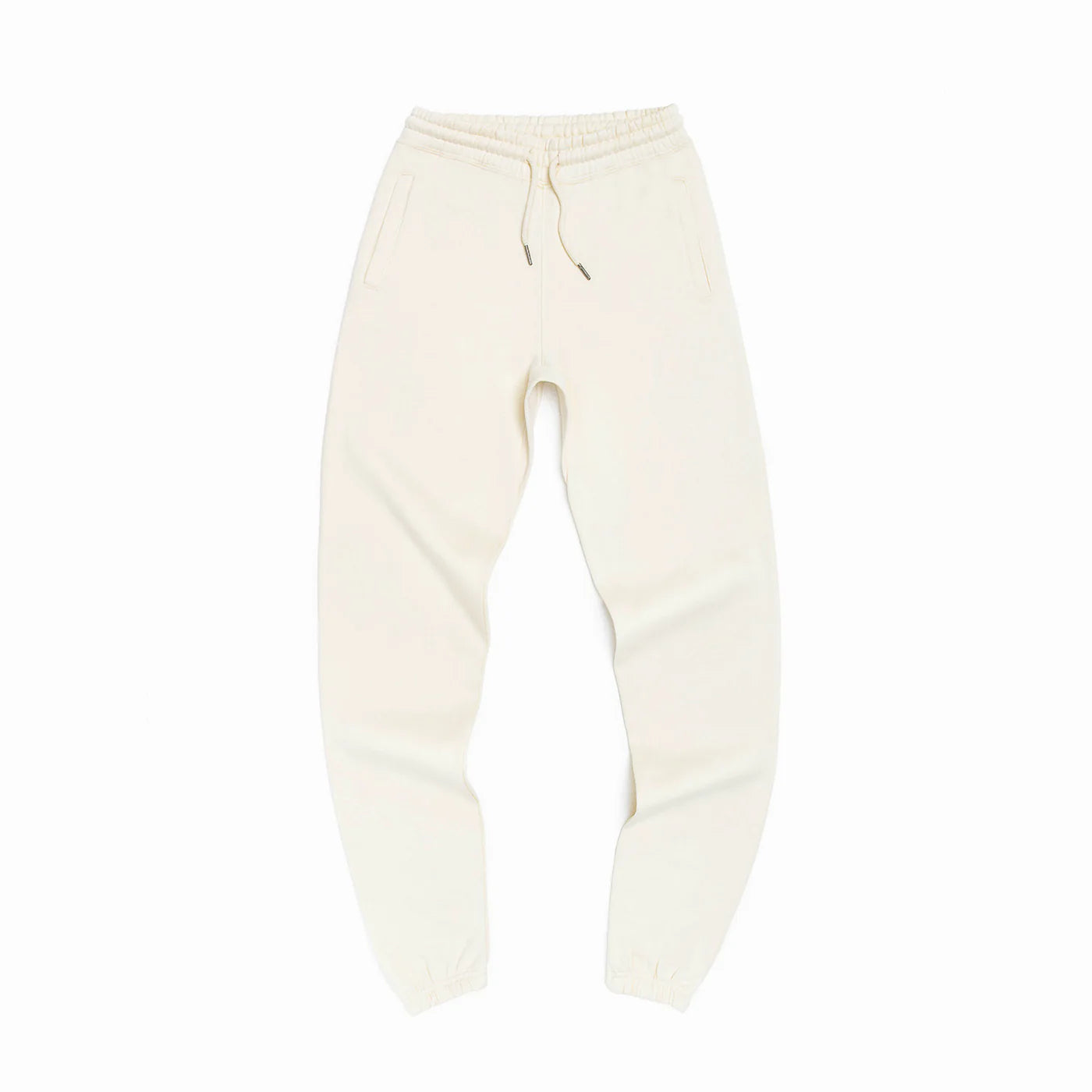 The Essential Jogger cream unisex sweatpants front view