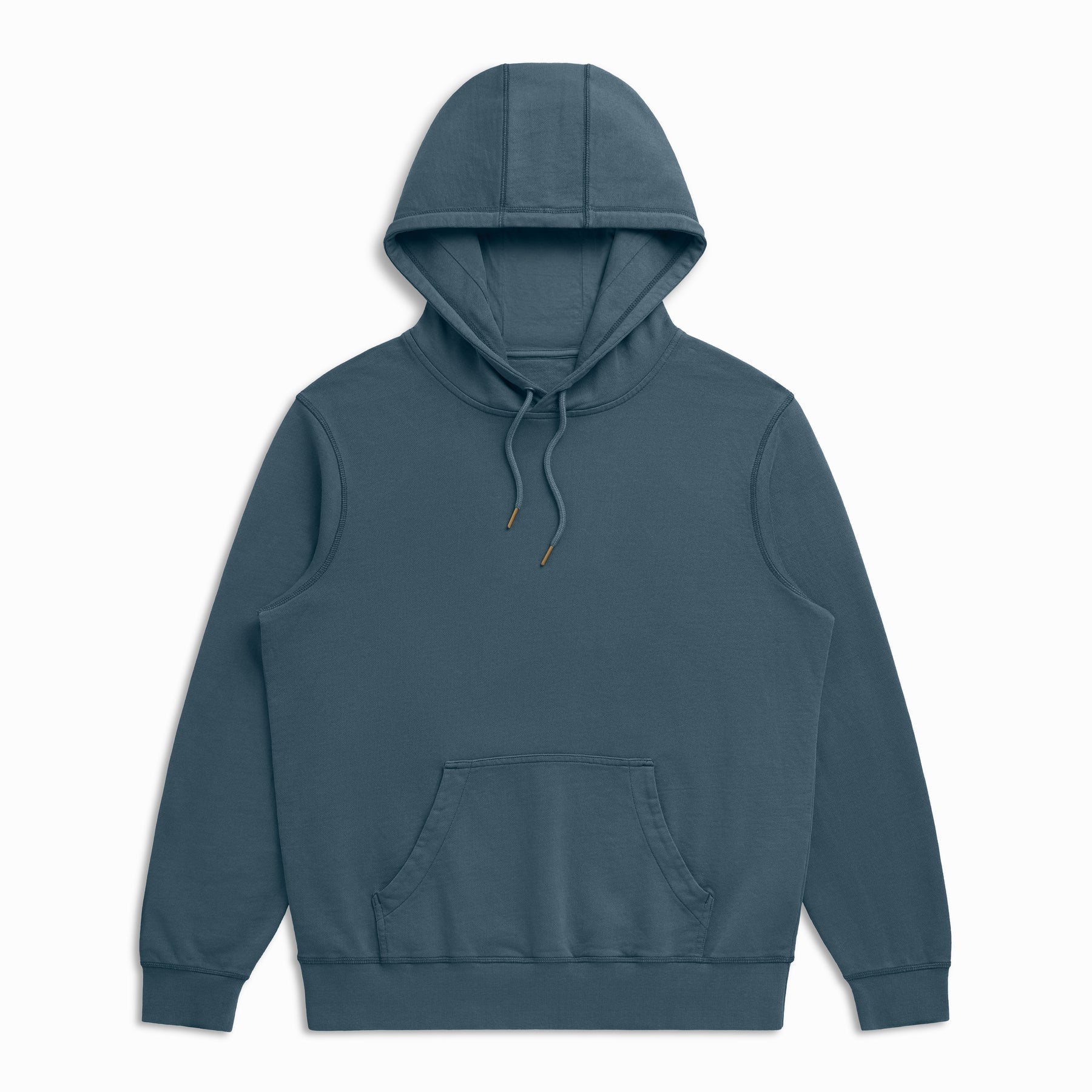 The Classic Hoodie deep teal unisex hoodie front view