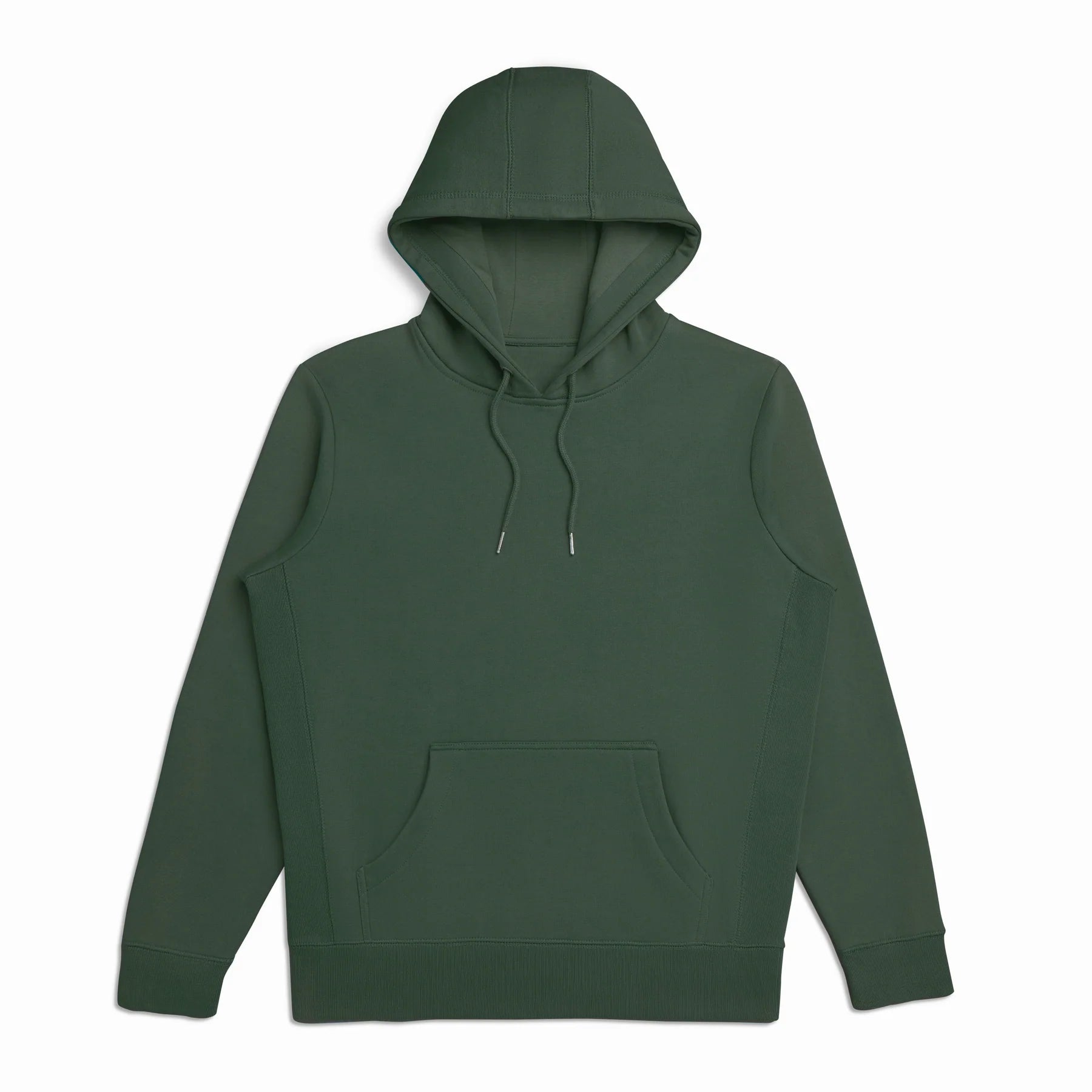 EMERCYN Essential Hoodie – forest green unisex premium cotton hoodie