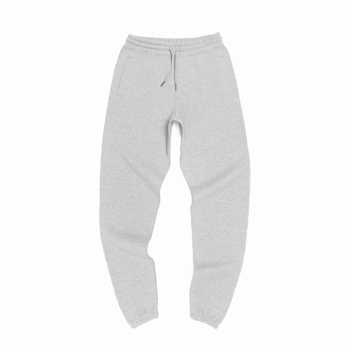 The Essential Jogger light grey sweatpants front view