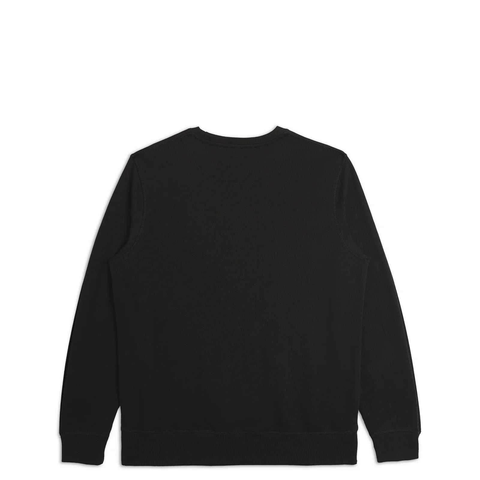 The Classic Crewneck black sweatshirt back view