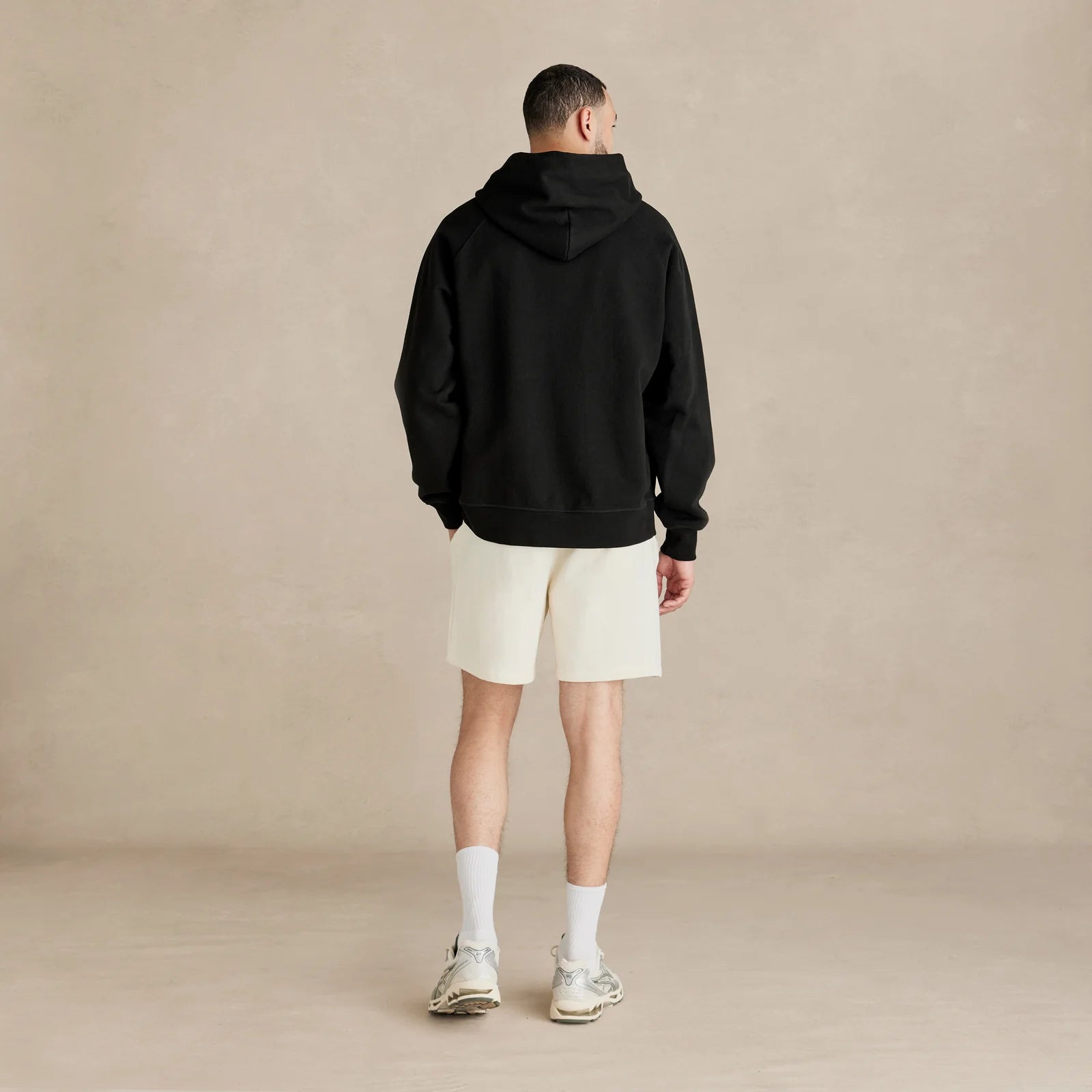Relaxed Hoodie black back view