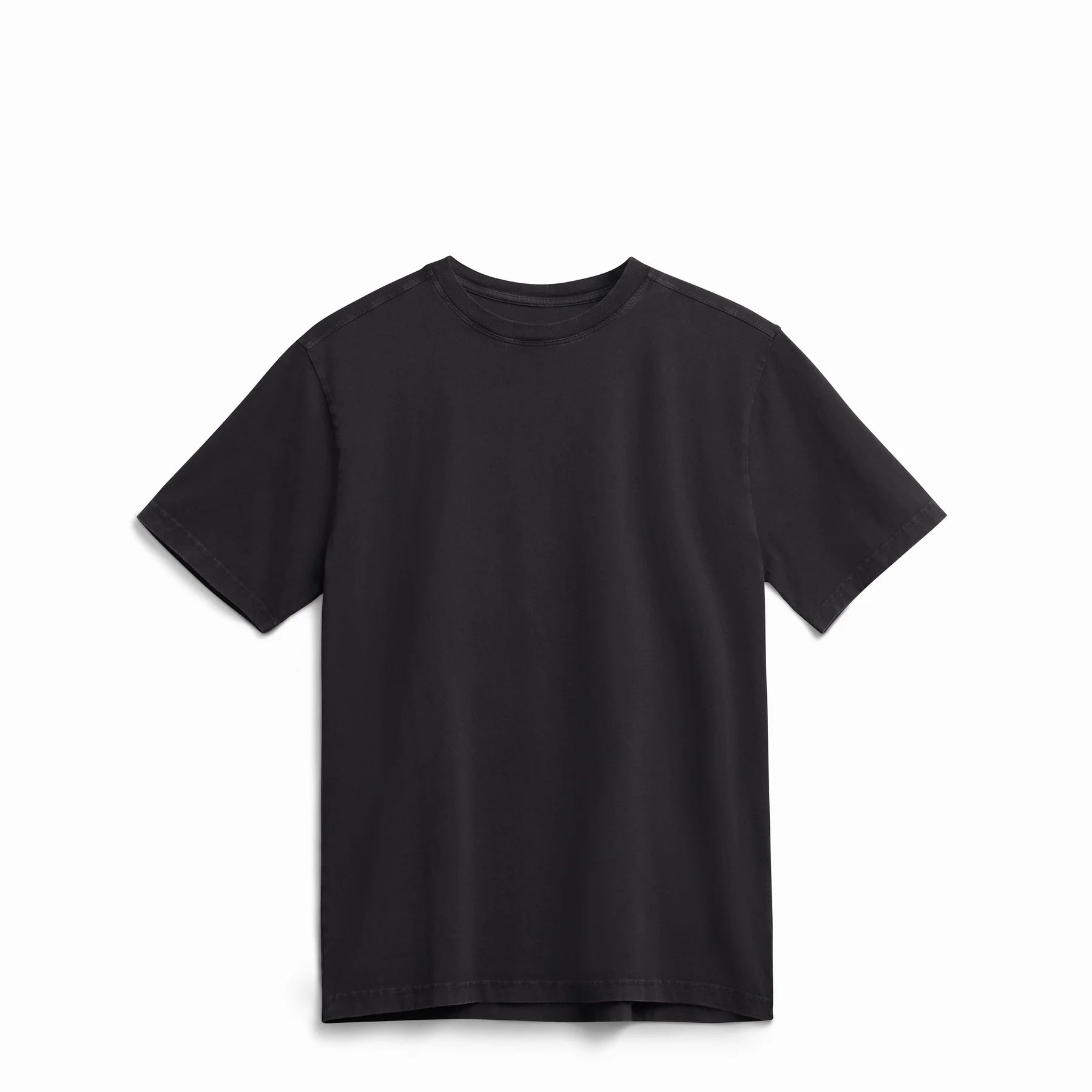 The Easy Fit Tee black unisex t-shirt front view