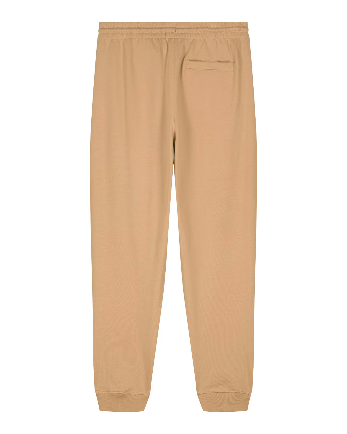 unisex camel jogger pants product photo, sustainable custom branded clothing