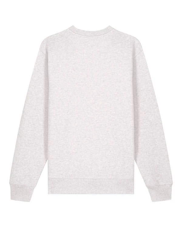 warm ivory unisex crewneck sweatshirt flat front view