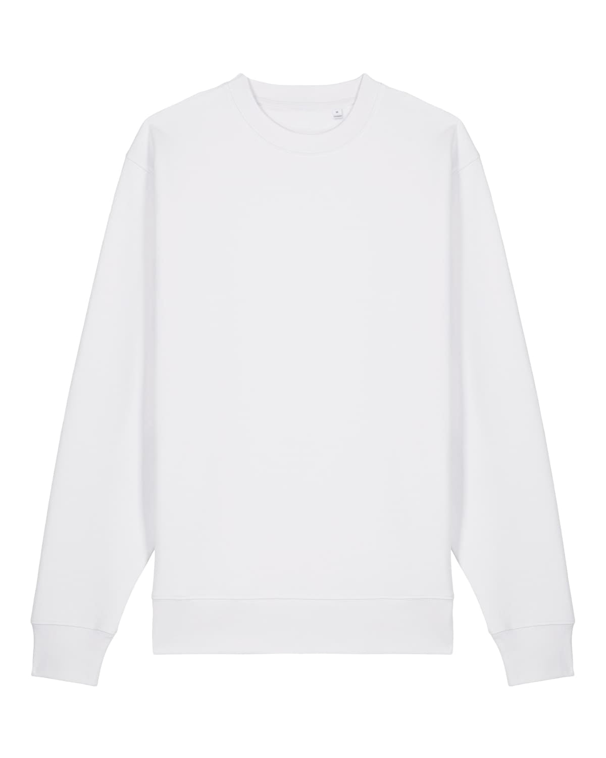 White unisex cotton hoodies on a white background