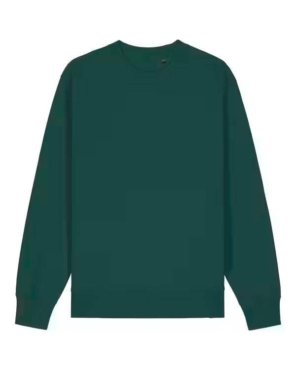 deep forest green unisex crewneck sweatshirt studio front view