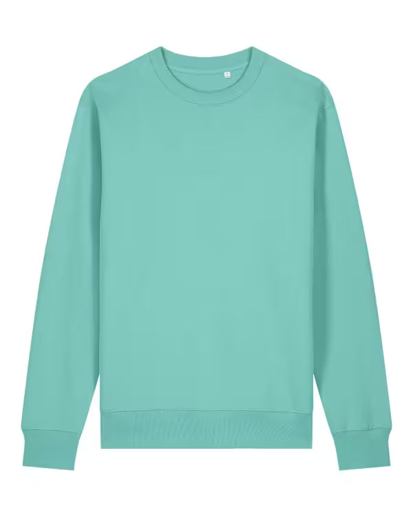 pastel mint unisex crewneck sweatshirt studio front view