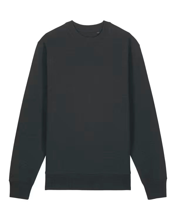 steel blue unisex crewneck sweatshirt studio front view