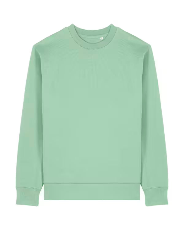 mint green unisex crewneck sweatshirt studio front view