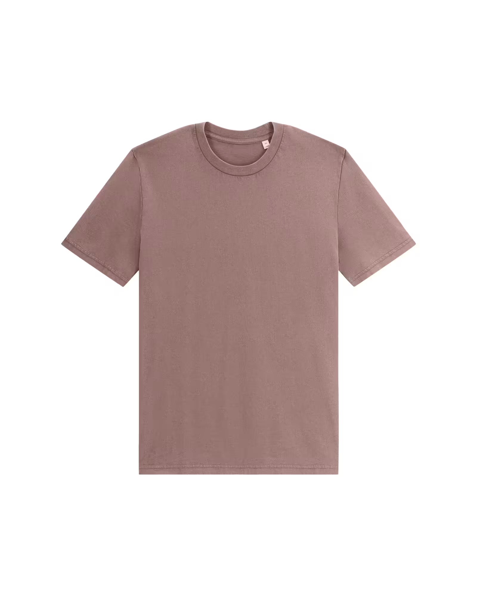 dusty rose unisex cotton t-shirt studio front view