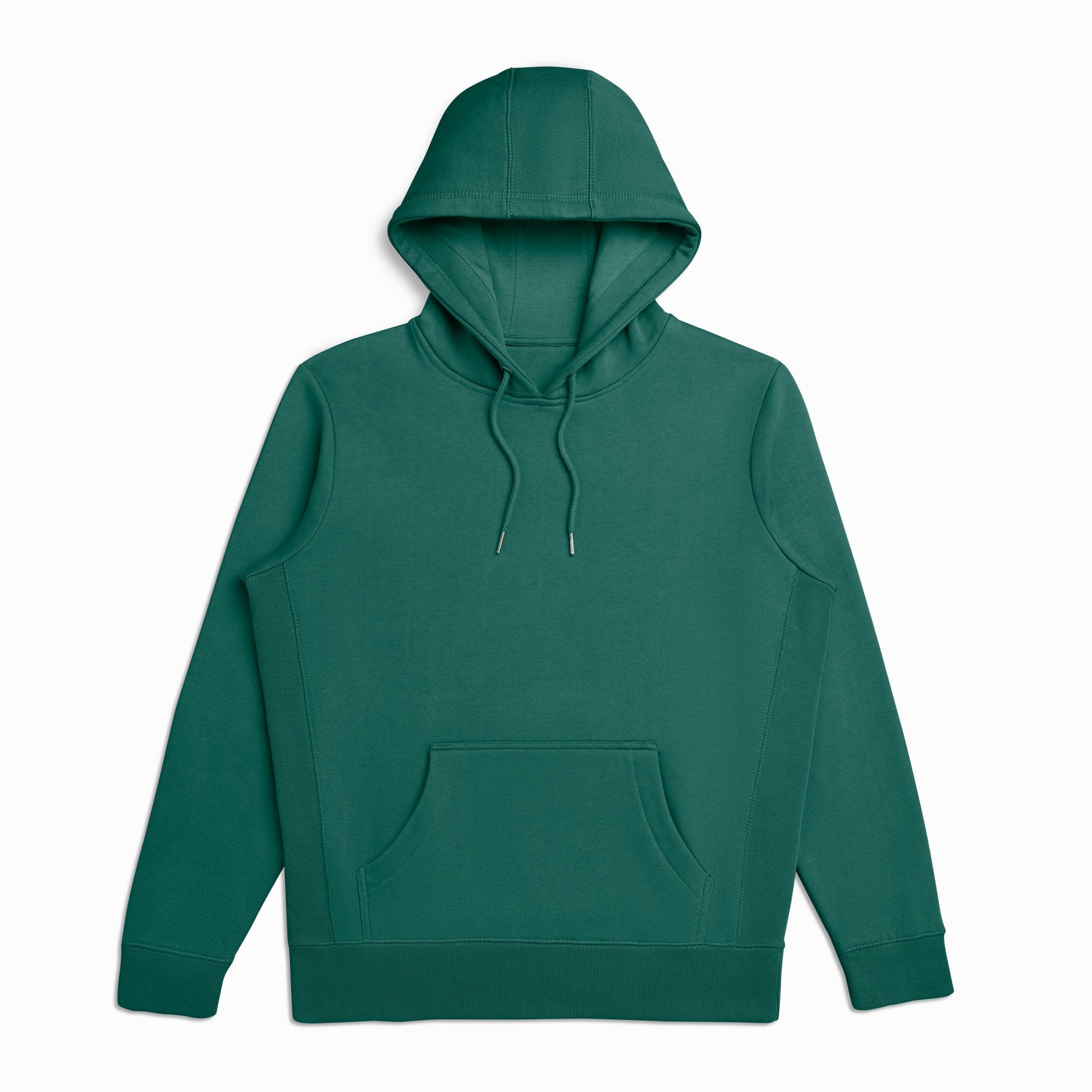 EMERCYN Essential Hoodie – pine green unisex premium cotton hoodie