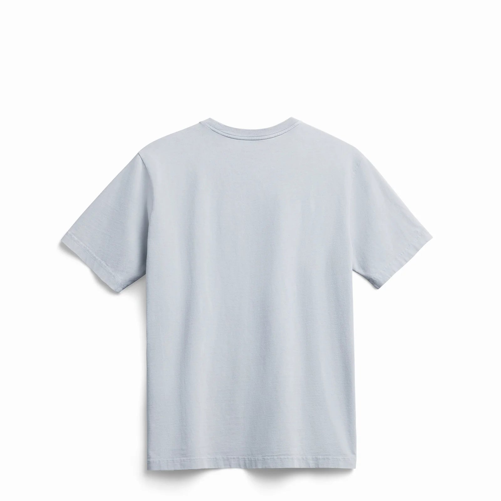 The Easy Fit Tee light grey cotton fabric texture close-up