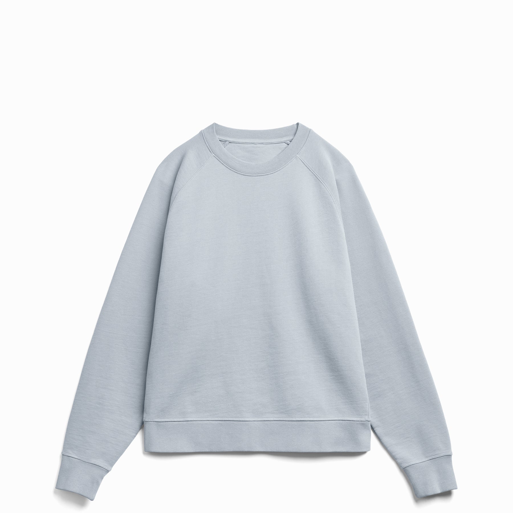 The Relaxed Crewneck light blue unisex oversized organic cotton