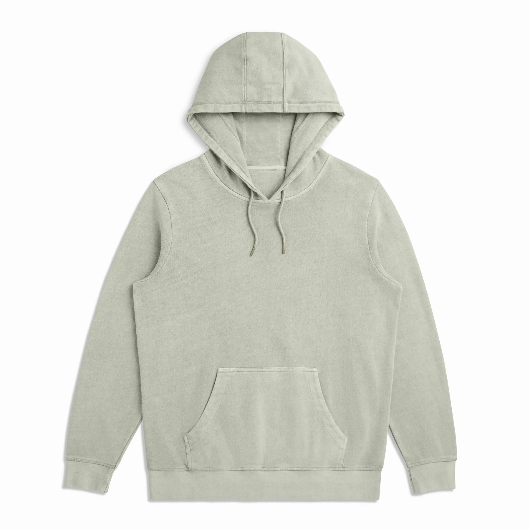 The Classic Hoodie sage green unisex hoodie front view