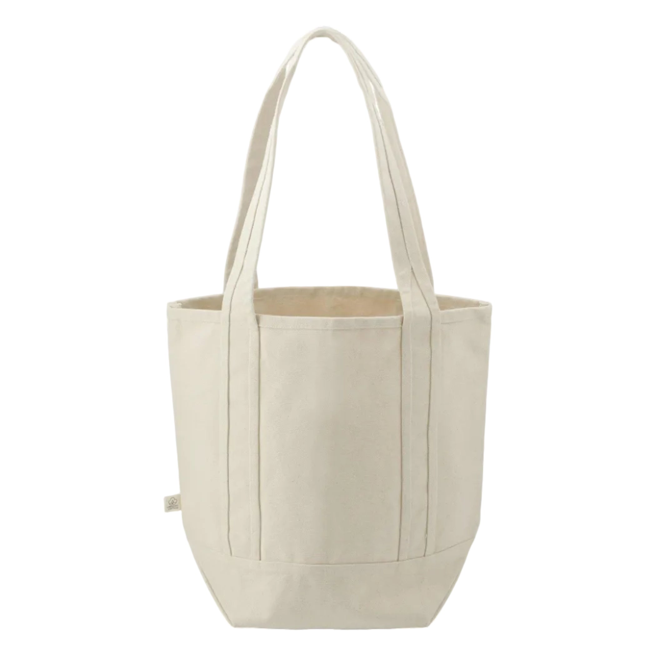 The Garden Tote sustainable GOTS organic cotton tote with front slash pocket