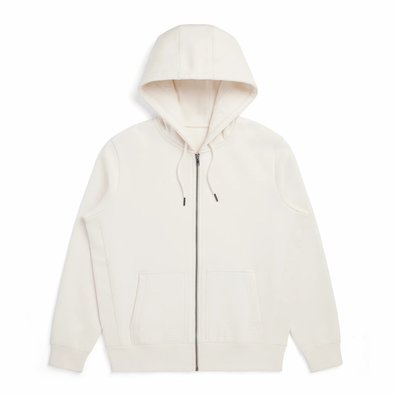 The Signature Zip oat unisex zip hoodie front view