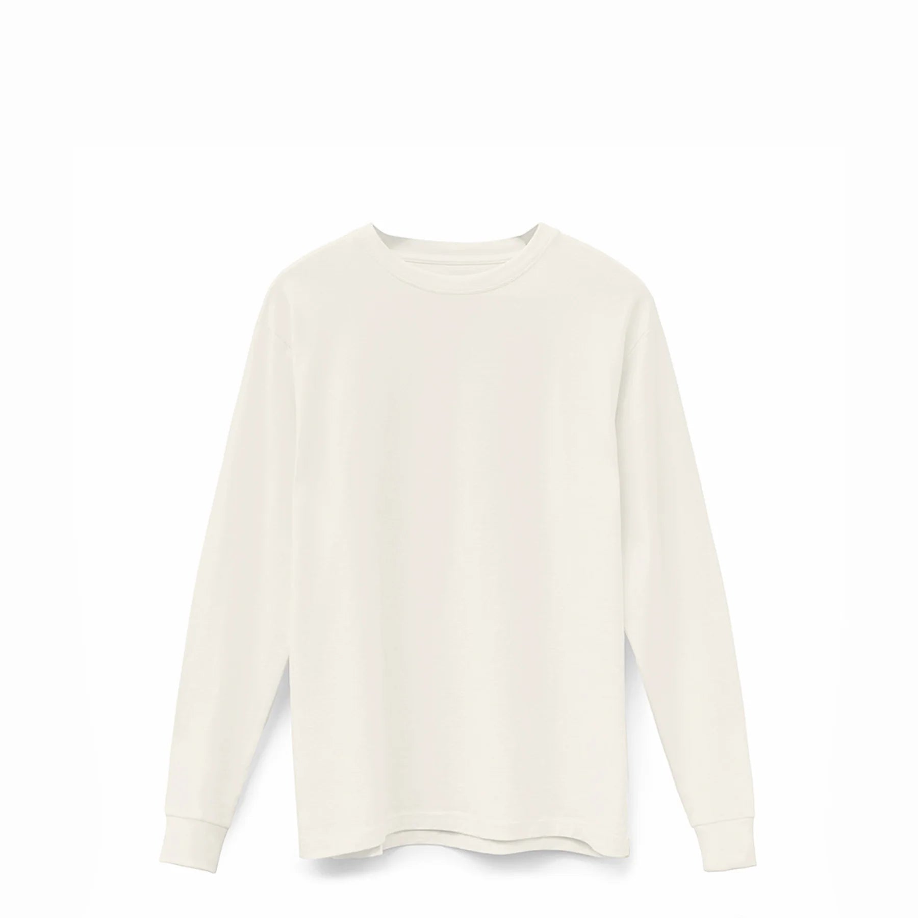 SoftLayer Longsleeve in heather grey – front view on white background