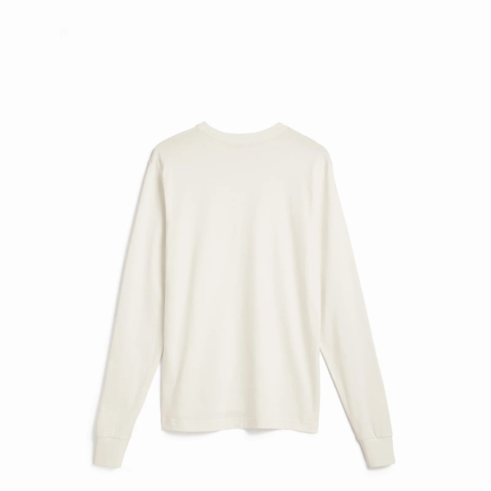 SoftLayer Longsleeve in cream – back view on white background