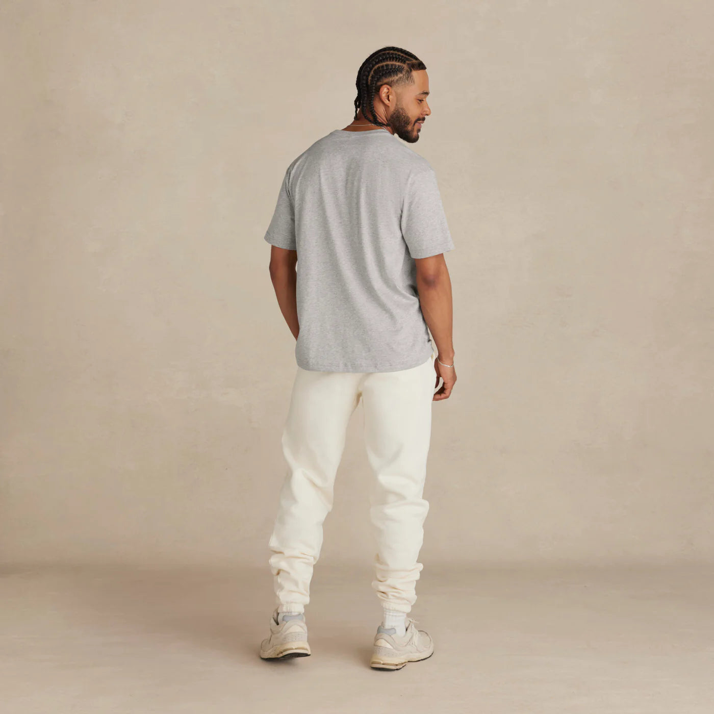 SoftLayer Tee light grey worn on male model