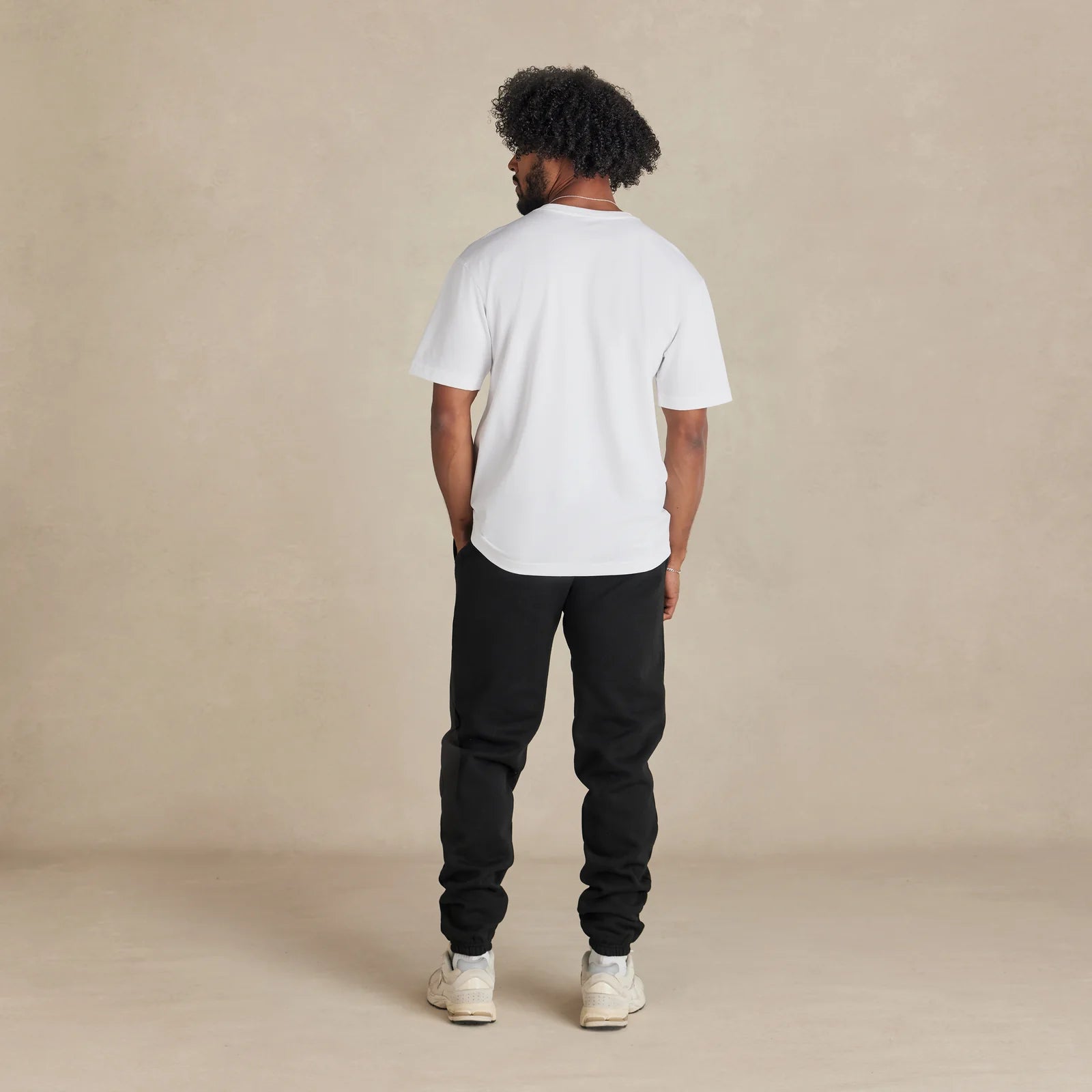 SoftLayer Tee white worn on model