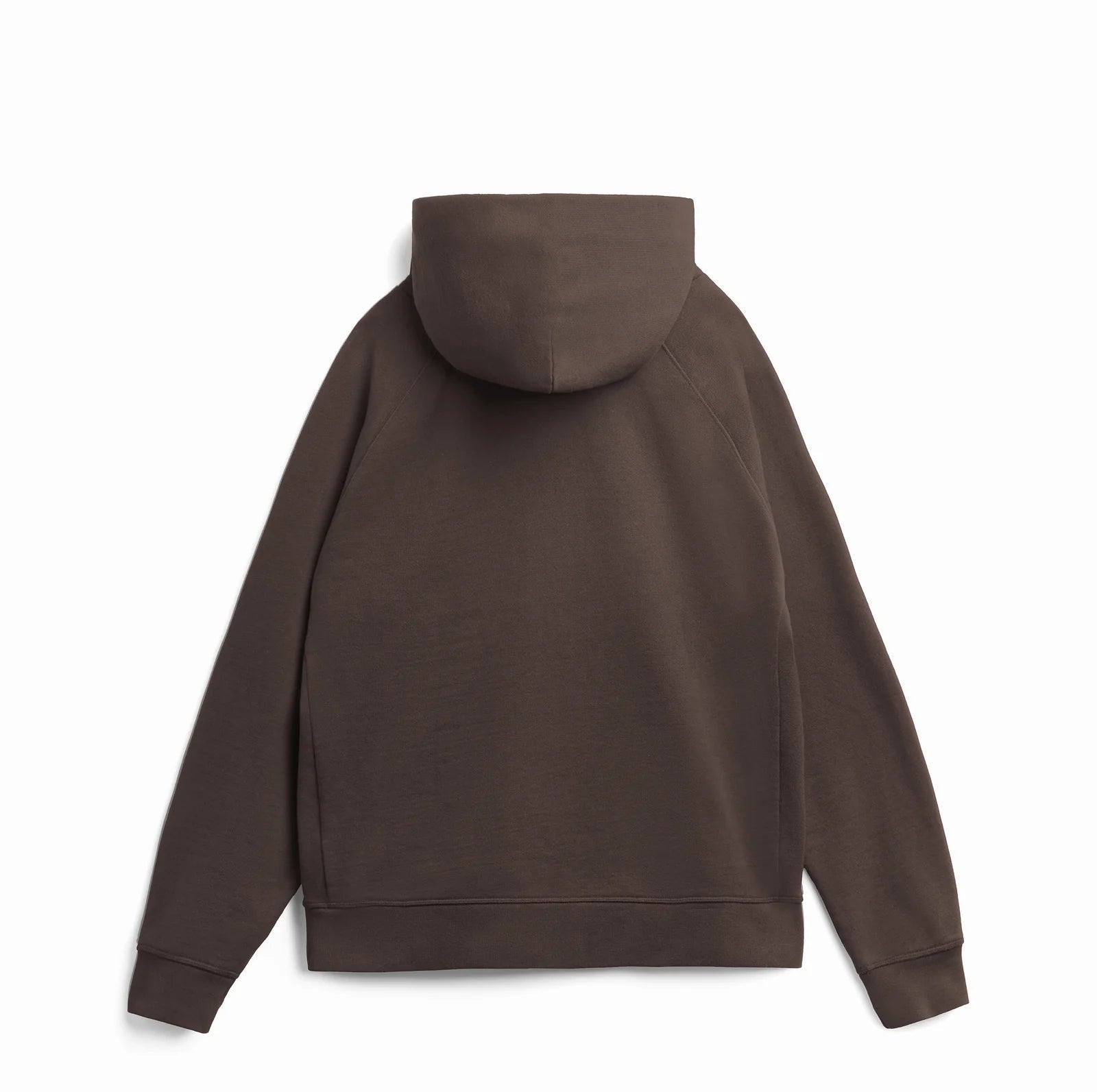 Relaxed Hoodie brown back view