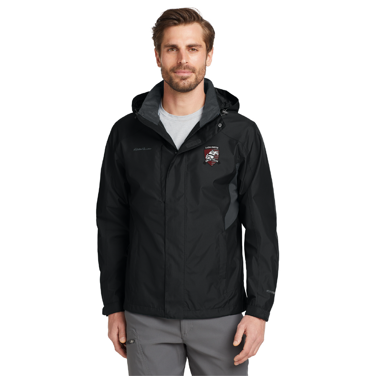 Dana Smith Show Team Eddie Bauer Rain Jacket