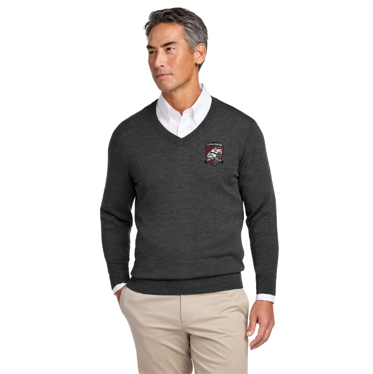 Dana Smith Show Team Men’s Brooks Brother’s Merino Wool Sweater
