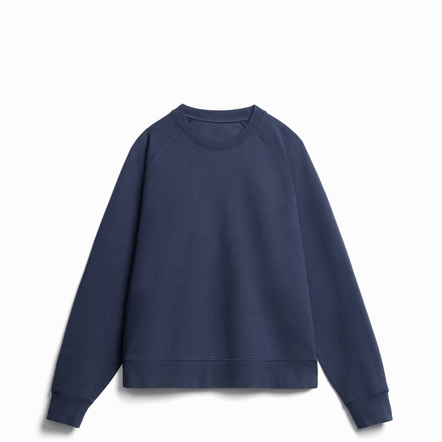The Relaxed Crewneck navy blue unisex oversized