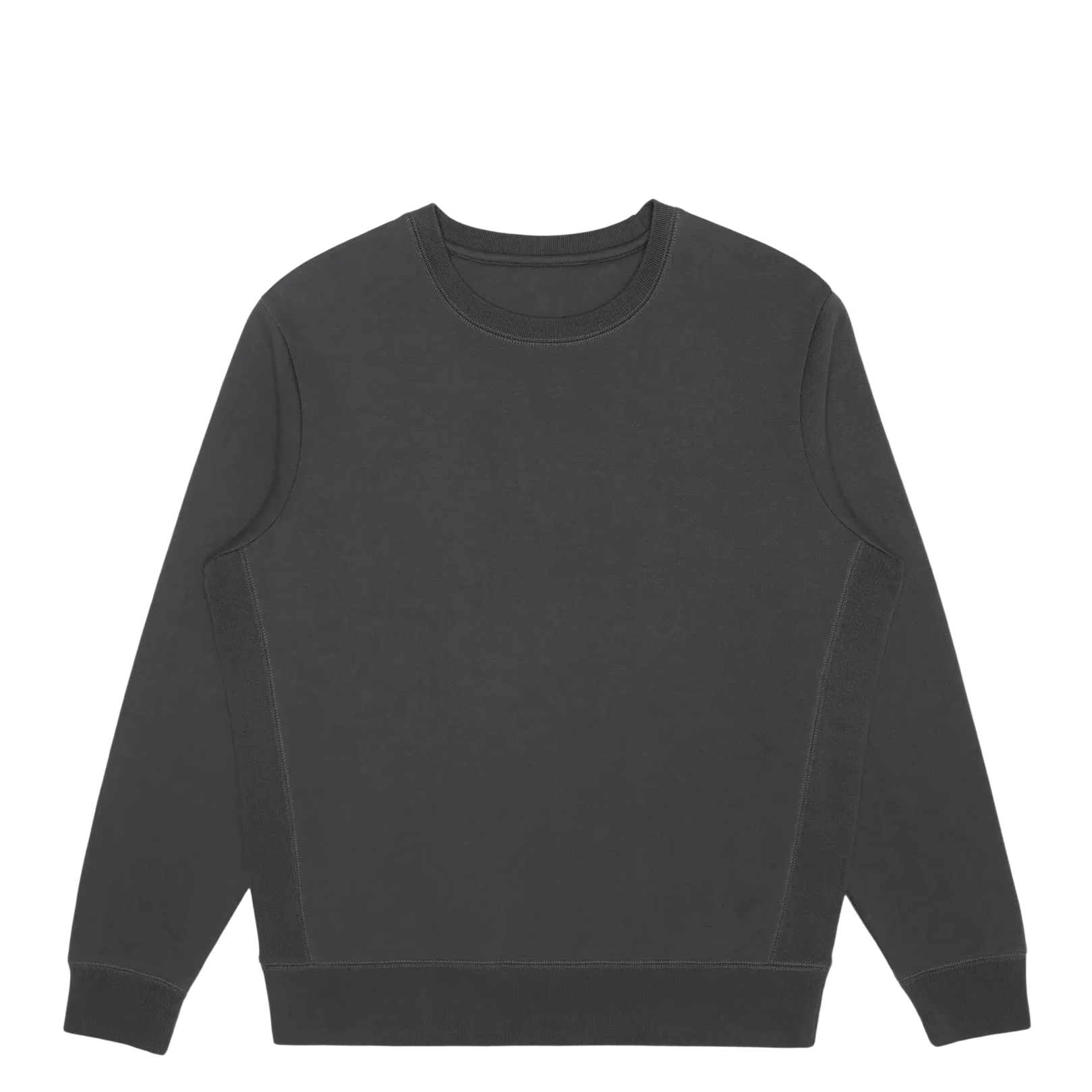 EMERCYN Essential Crewneck – slate grey unisex premium cotton sweatshirt with custom branding